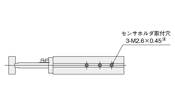 Drawing ระบุขนาดของ TDA6 × สโตรค, หน่วย: มม.