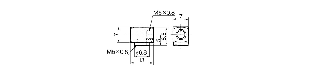 Drawing แสดงโครงร่างของข้องอ M-5L 