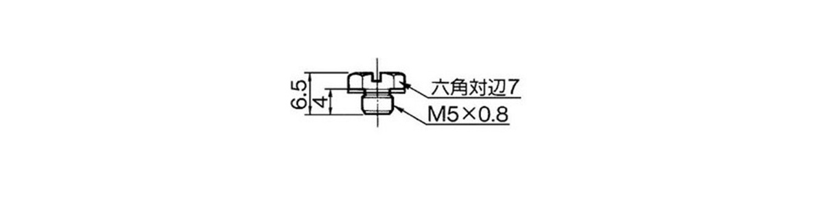 Drawing แสดงโครงร่างของปลั๊ก M-5P 