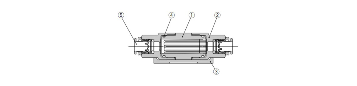 Drawing แสดงโครงสร้างของ SFD100-C□