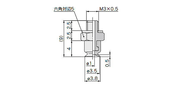 ZP2-TB035MU□-A3 ดรออิ้งบอกขนาด