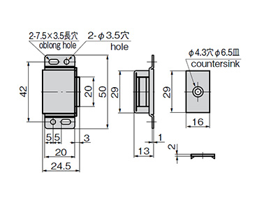 ตัวยึดแม่เหล็ก C-54: รูปภาพที่เกี่ยวข้อง