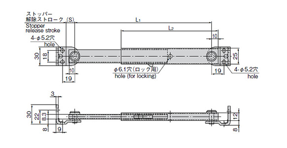 Drawing ระบุขนาดของซีรีส์ B-580-1