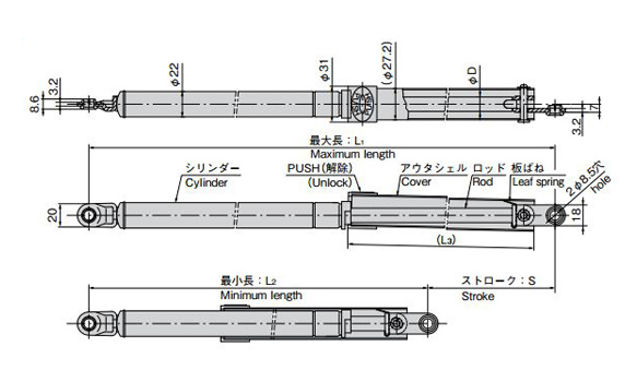 Drawing ระบุขนาดของ B-461-S