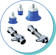 Suction Cups, Metal Fitting