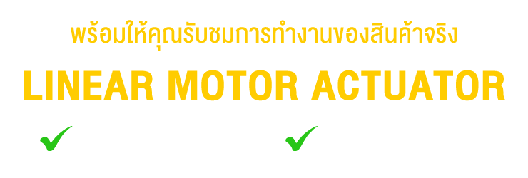 Linear Motor Actuator ประสิทธิภาพสูงกว่า ขับเคลื่อนไร้สัมผัส