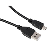 RS PRO เกลียวนอก สาย USB A ถึง เกลียวนอก mini USB B , สายไฟ 2.0, 500 มม