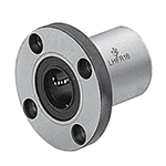 Flanged Linear Bushings - Single, Opposite Counterbored Hole