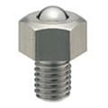 Ball Rollers Hexagonal, Stainless Steel, Screw Type