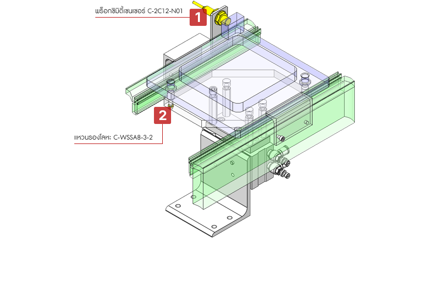 กลไกกำหนดตำแหน่งพาเลท