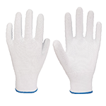 Cut-Resistant Gloves (Knitting, 10G, White, TSUNOOGA)