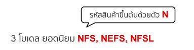 รหัสสินค้าขึ้นต้นด้วยตัว N