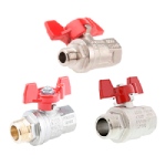 Brass High Pressure Ball Valve 3/4 in BSPP 2 Way