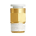 One-Touch Fitting KQ2 Series Male Connector KQ2H (Sealant / No Sealant)