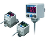 2-Color Display High-Precision Digital Pressure Switch, ISE40A Series