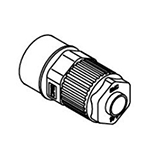Female Connector LQ1H-F Metric Size Fluoropolymer Fittings / Hyper Fittings