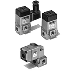 3‑Port Solenoid Valve, Direct Operated, Metal Seal, VS3115 Series