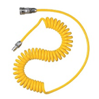 Spiral Air Hose (with Coupling)