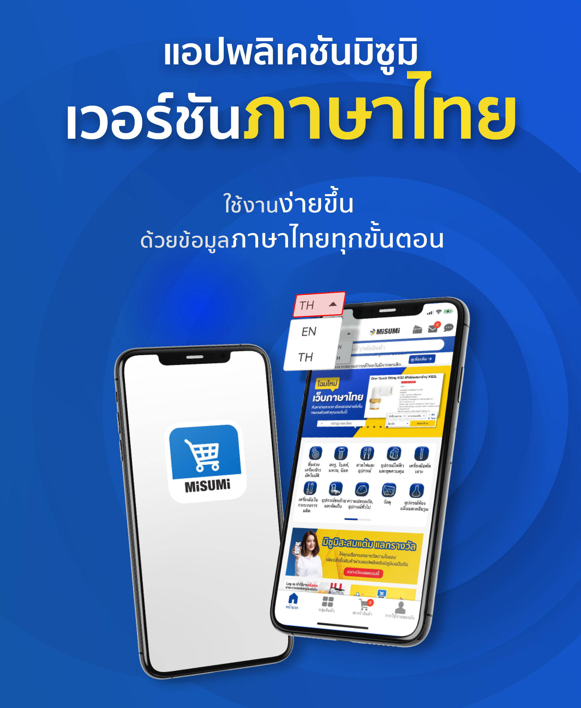 แอปพลิเคชันมิซูมิเวอร์ชันภาษาไทย