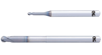 2-Flute Long Neck Type for High Precision Finishing