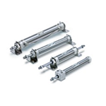 Air Cylinder, Standard Type, Double Acting, Single Rod, CM2 Series