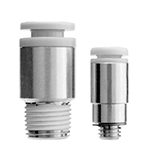 Hex Socket Head Male Connector, Stainless Steel One-Touch Fitting, KG Series.